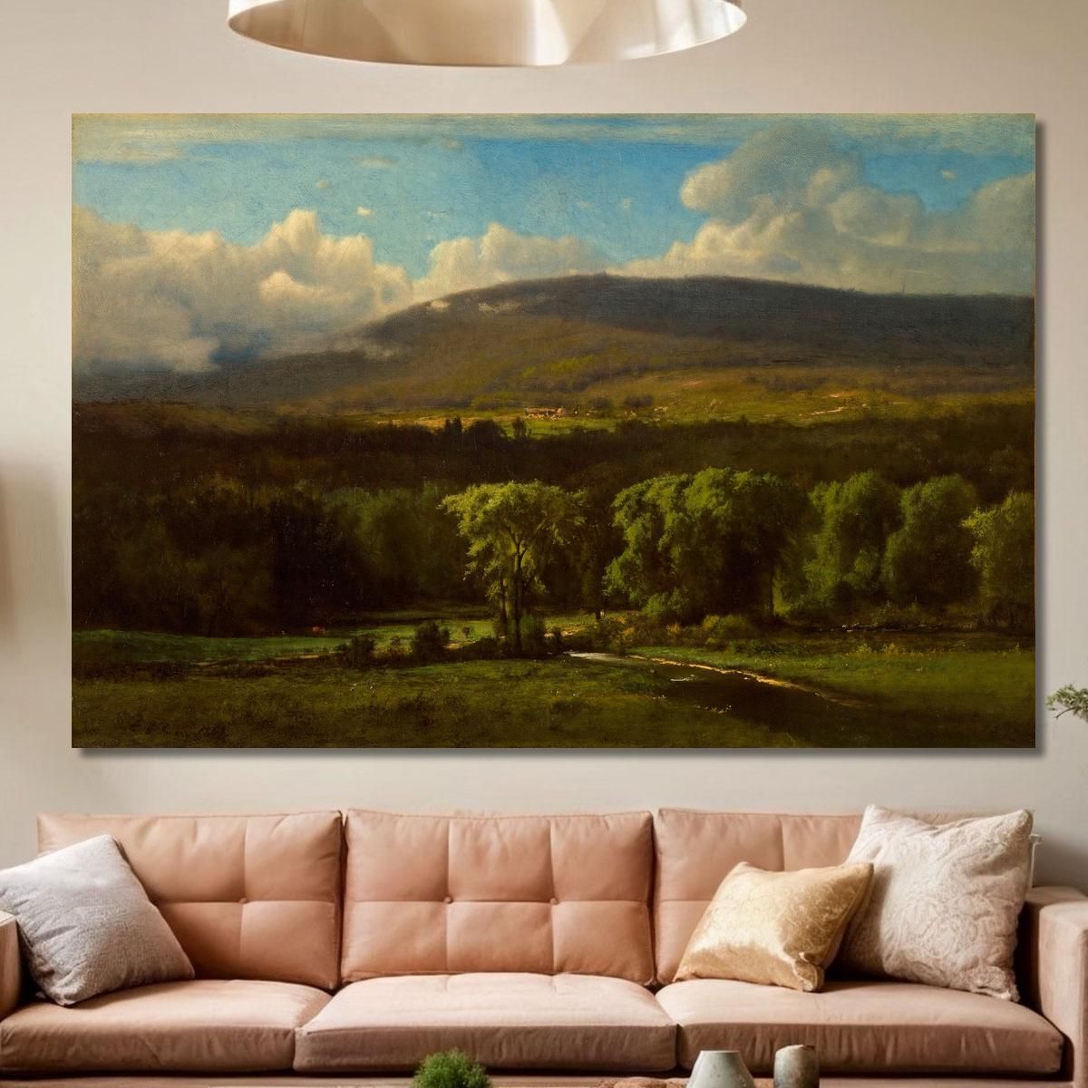 Medway Massachusetts George Inness gin59 canvas print 