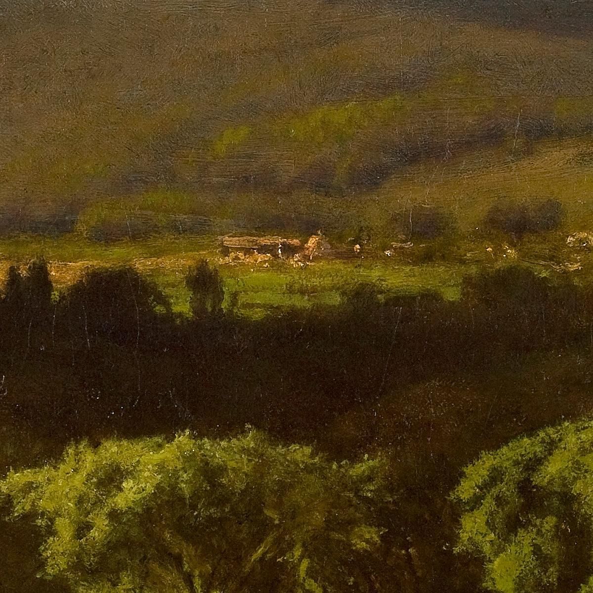 Medway Massachusetts George Inness gin59 canvas print