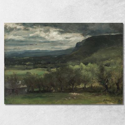 Montclair New Jersey George Inness gin60 canvas print 
