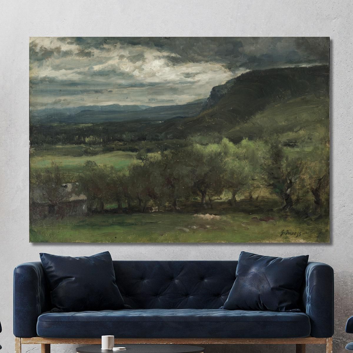 Montclair New Jersey George Inness gin60 canvas print 