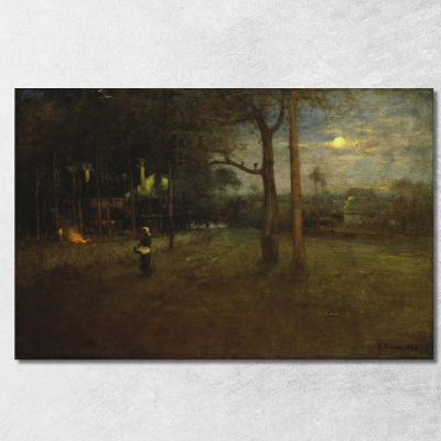 Moonlight Tarpon Springs George Inness gin62 canvas print 