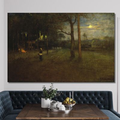 Moonlight Tarpon Springs George Inness gin62 canvas print 