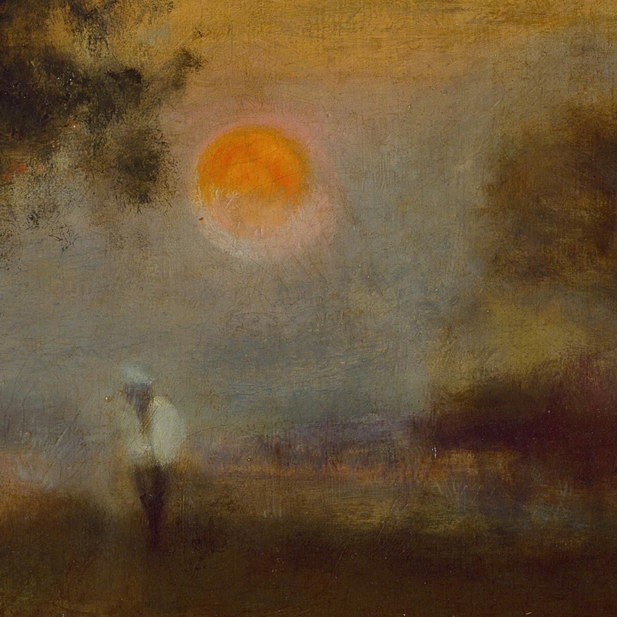 Moonrise 2 George Inness gin63 canvas print