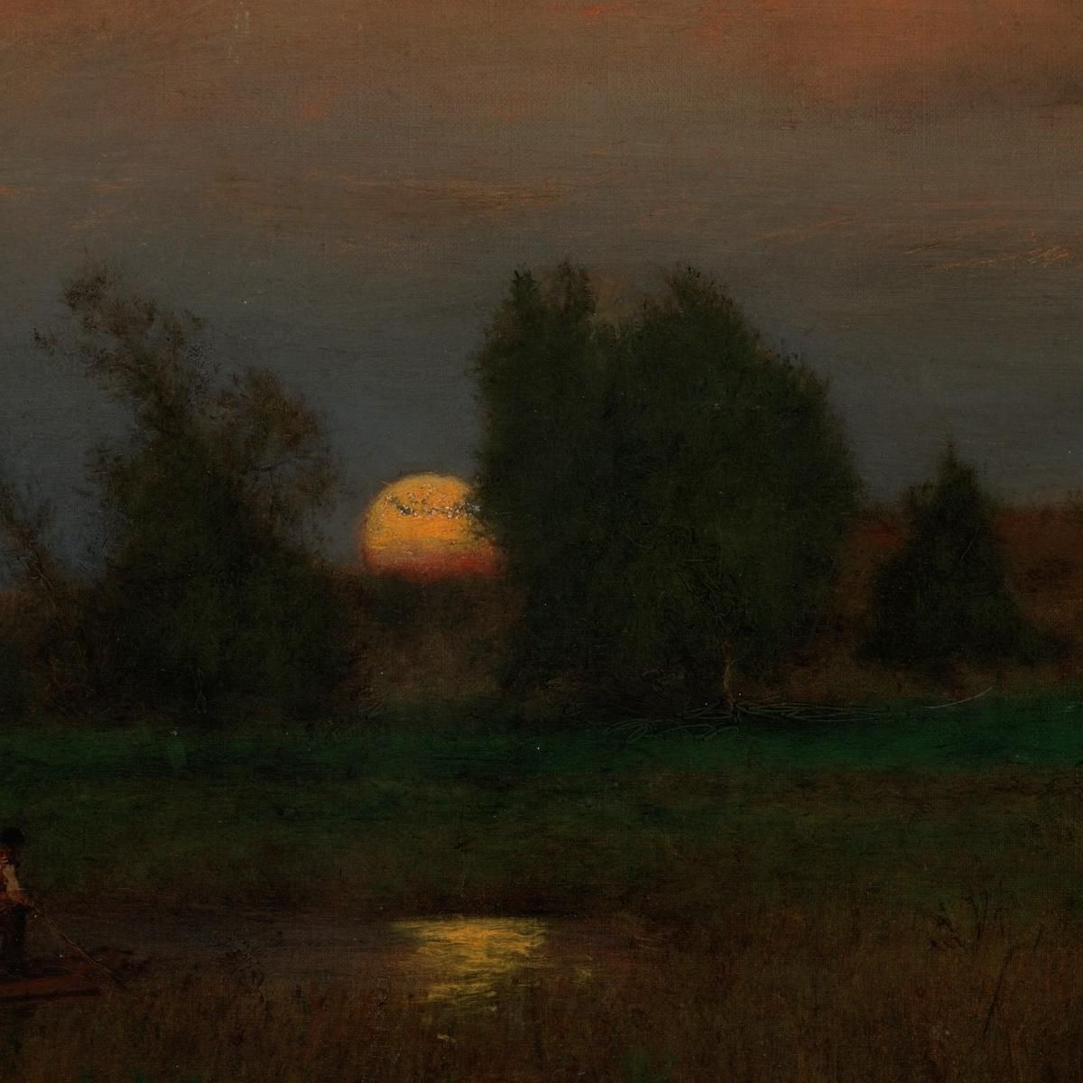 Moonrise George Inness gin64 canvas print