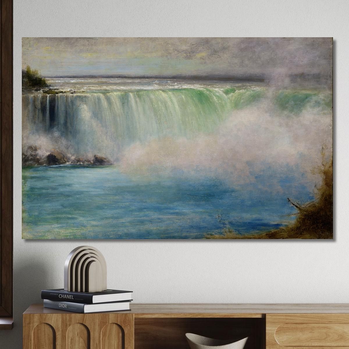 Niagara Falls George Inness gin67 canvas print 