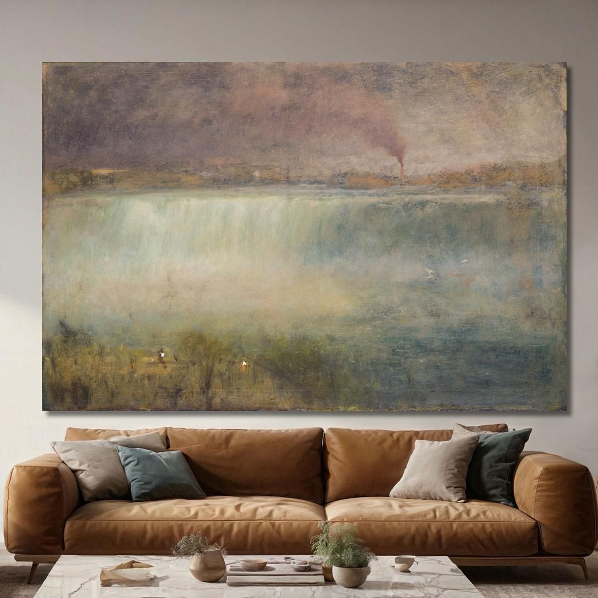 Niagara George Inness gin68 canvas print 