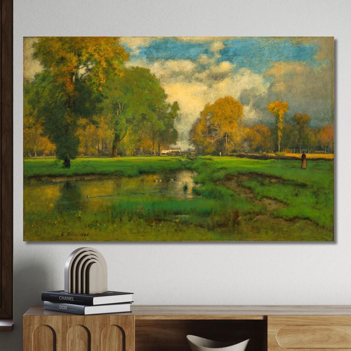 October George Inness gin69 canvas print 