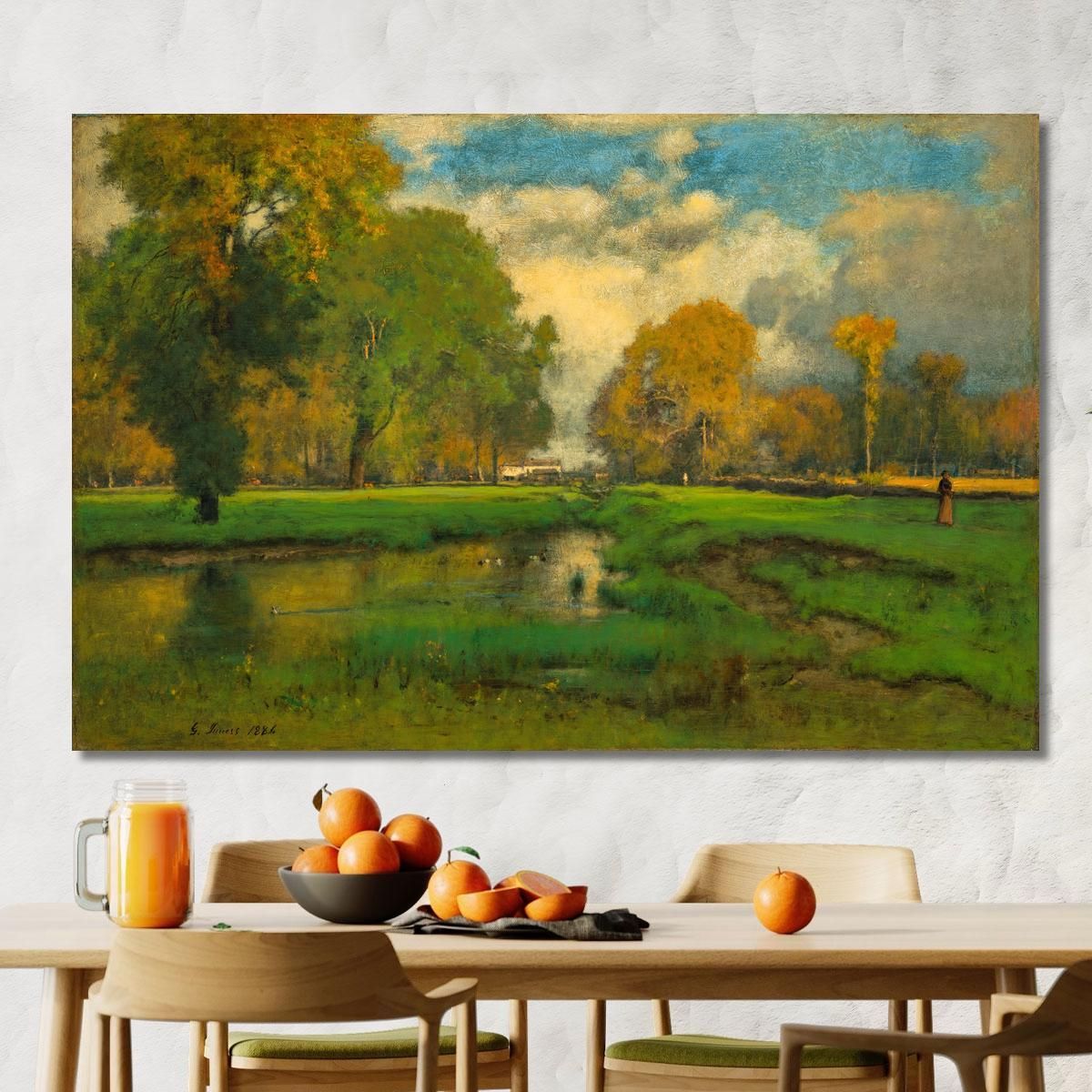 October George Inness gin69 canvas print 