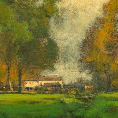 October George Inness gin69 canvas print