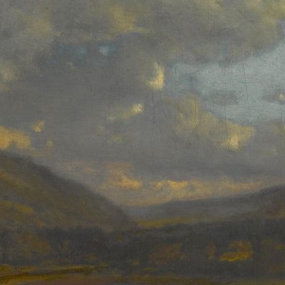 On The Delaware River George Inness gin71 canvas print