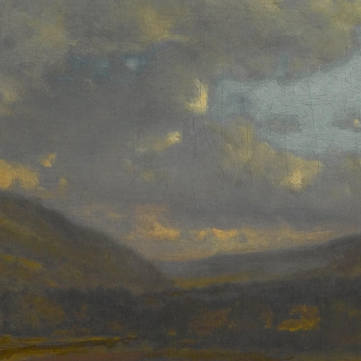 On The Delaware River George Inness gin71 canvas print