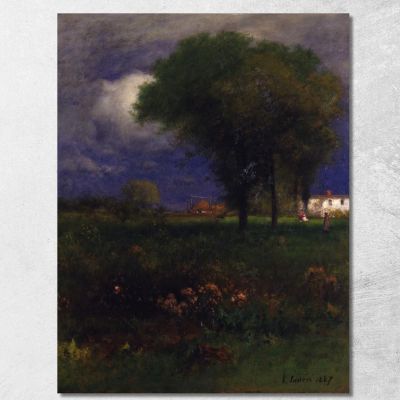 September Afternoon George Inness gin79 canvas print 