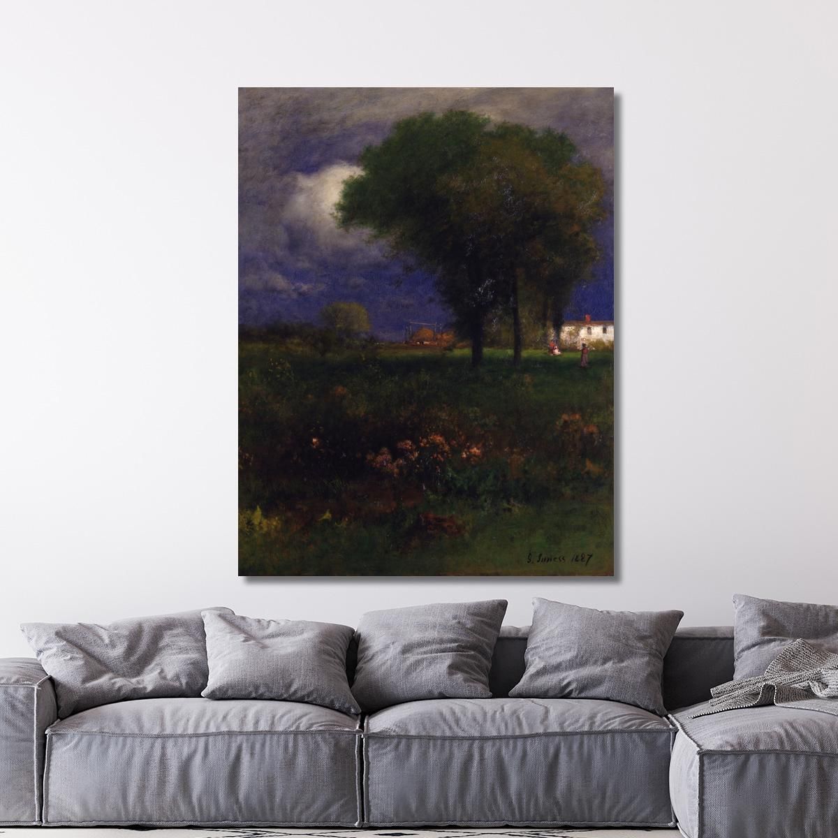 September Afternoon George Inness gin79 canvas print 