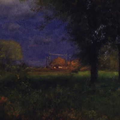 September Afternoon George Inness gin79 canvas print