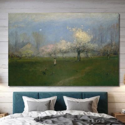 Spring Blossoms Montclair New Jersey George Inness gin81 canvas print 