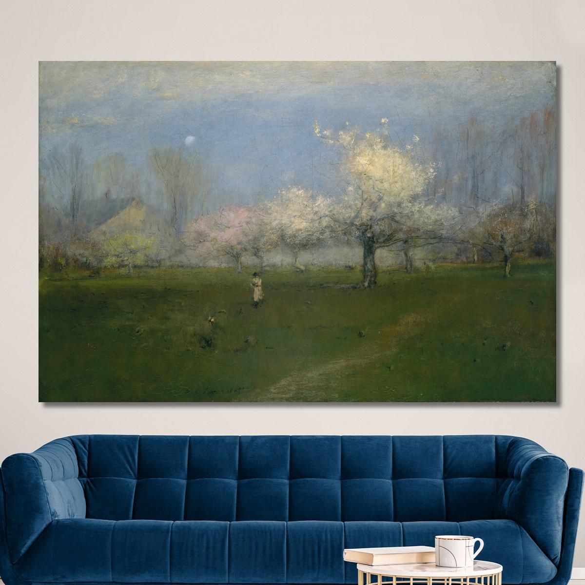Spring Blossoms Montclair New Jersey George Inness gin81 canvas print 