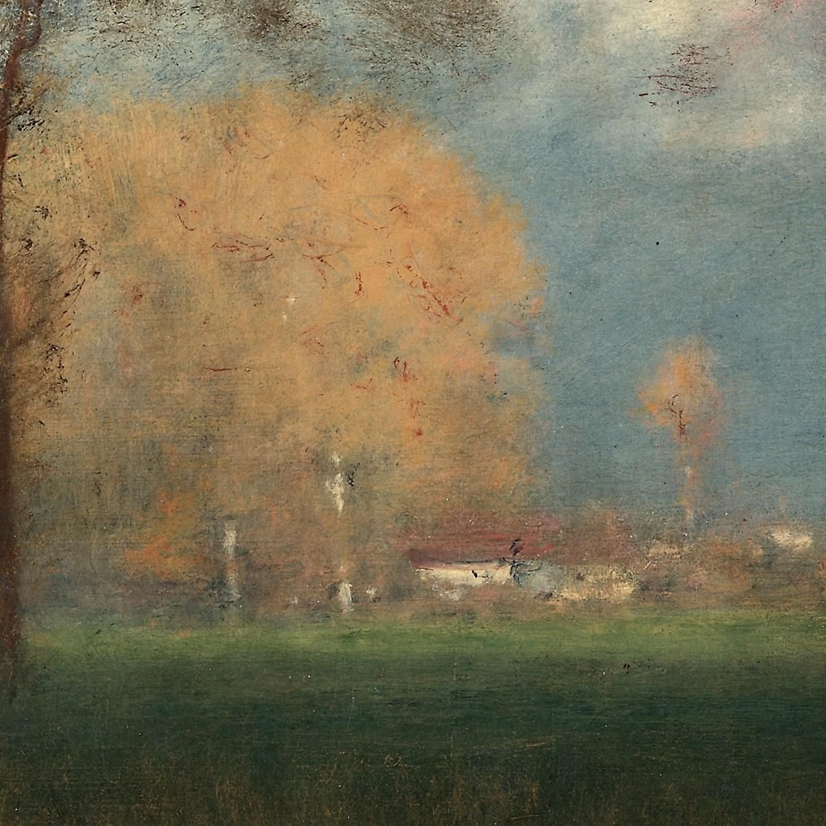 Sunny Autumn Day George Inness gin84 canvas print