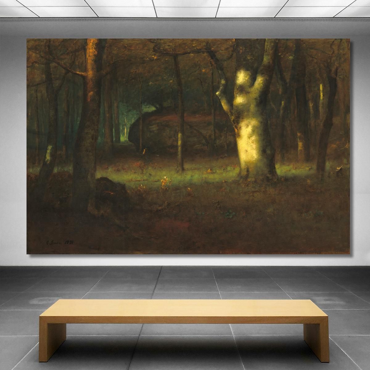 Sunset In The Woods George Inness gin86 canvas print 