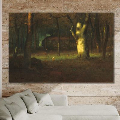 Sunset In The Woods George Inness gin86 canvas print 