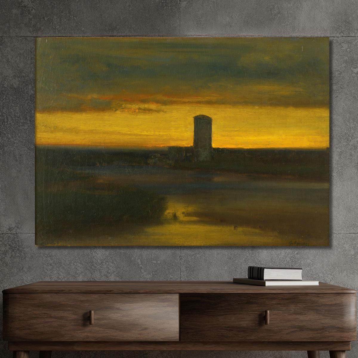 The After Glow Italy George Inness gin87 canvas print 