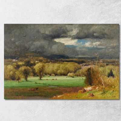 The Coming Storm George Inness gin89 canvas print 