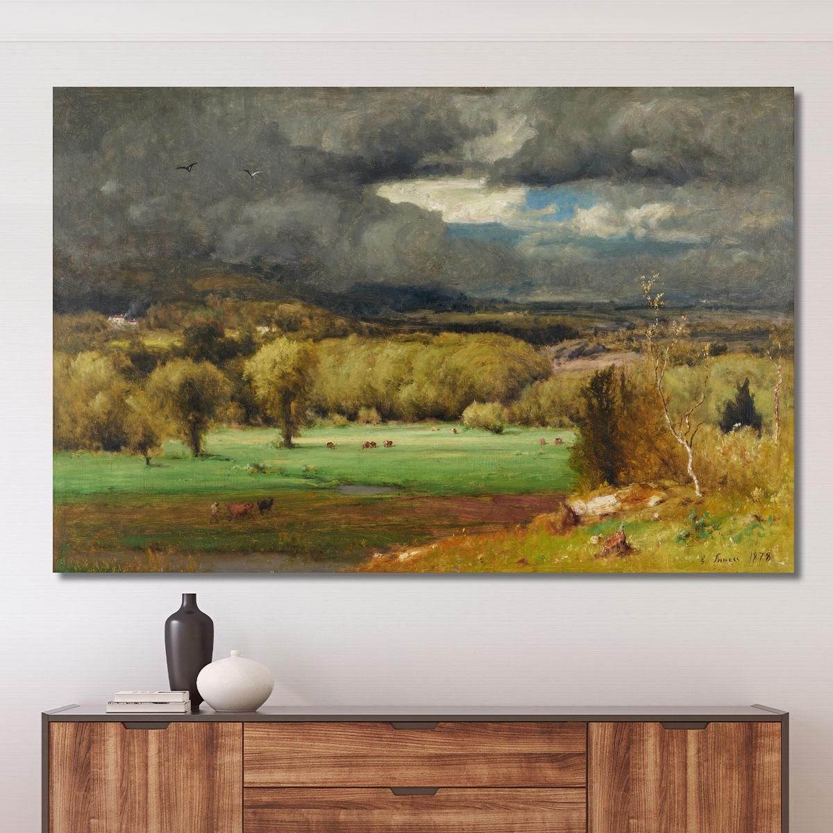 The Coming Storm George Inness gin89 canvas print 
