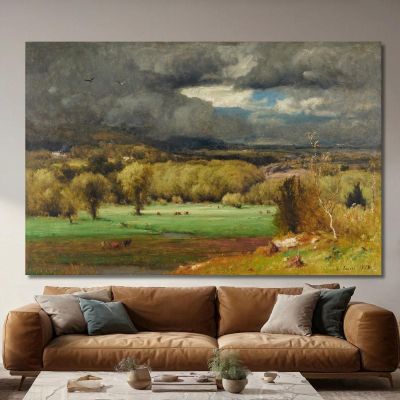 The Coming Storm George Inness gin89 canvas print 