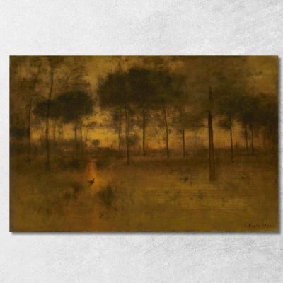 The Home Of The Heron George Inness gin93 canvas print 
