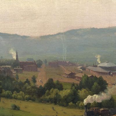 The Lackawanna Valley George Inness gin94 canvas print
