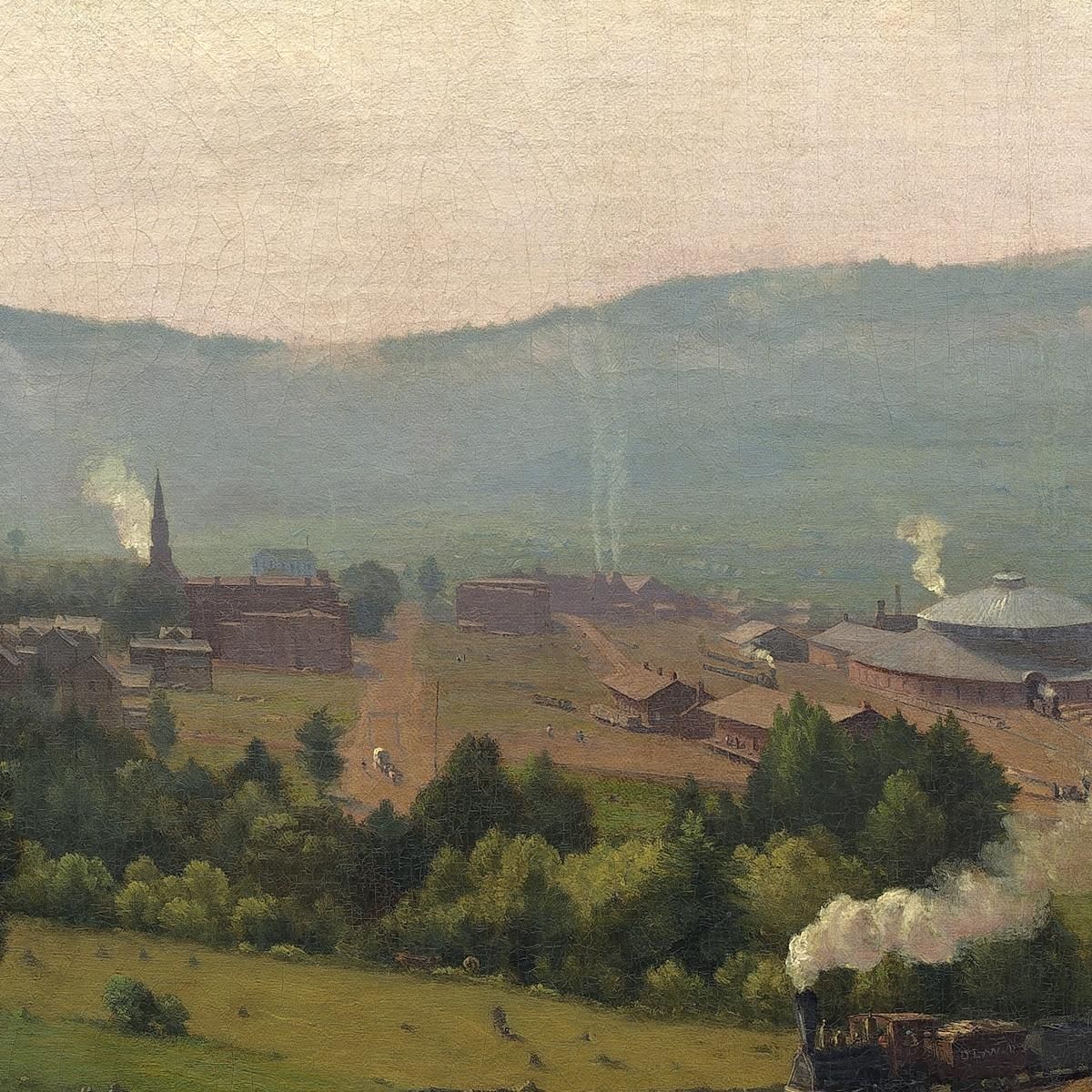 The Lackawanna Valley George Inness gin94 canvas print