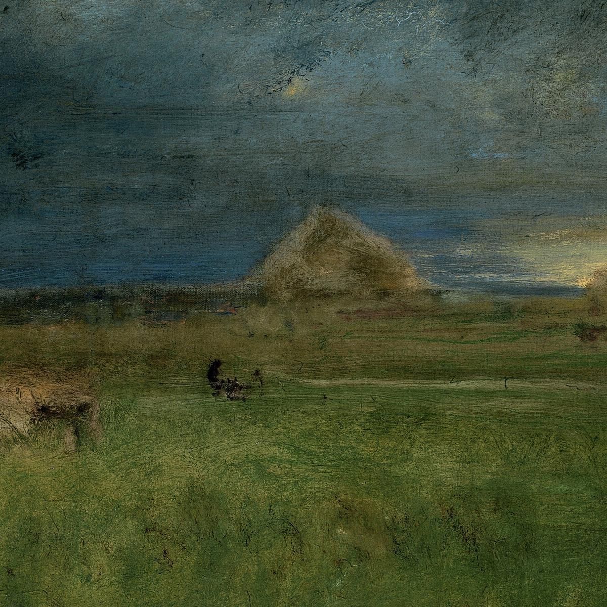 The Lonely Farm Nantucket George Inness gin95 canvas print