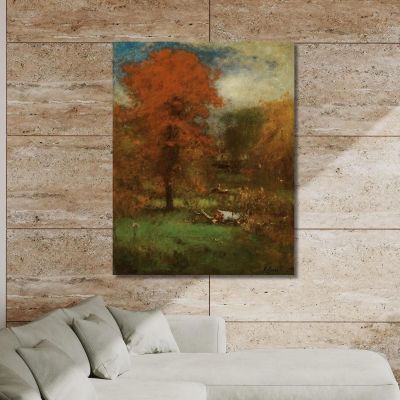 The Mill Pond George Inness gin96 canvas print 