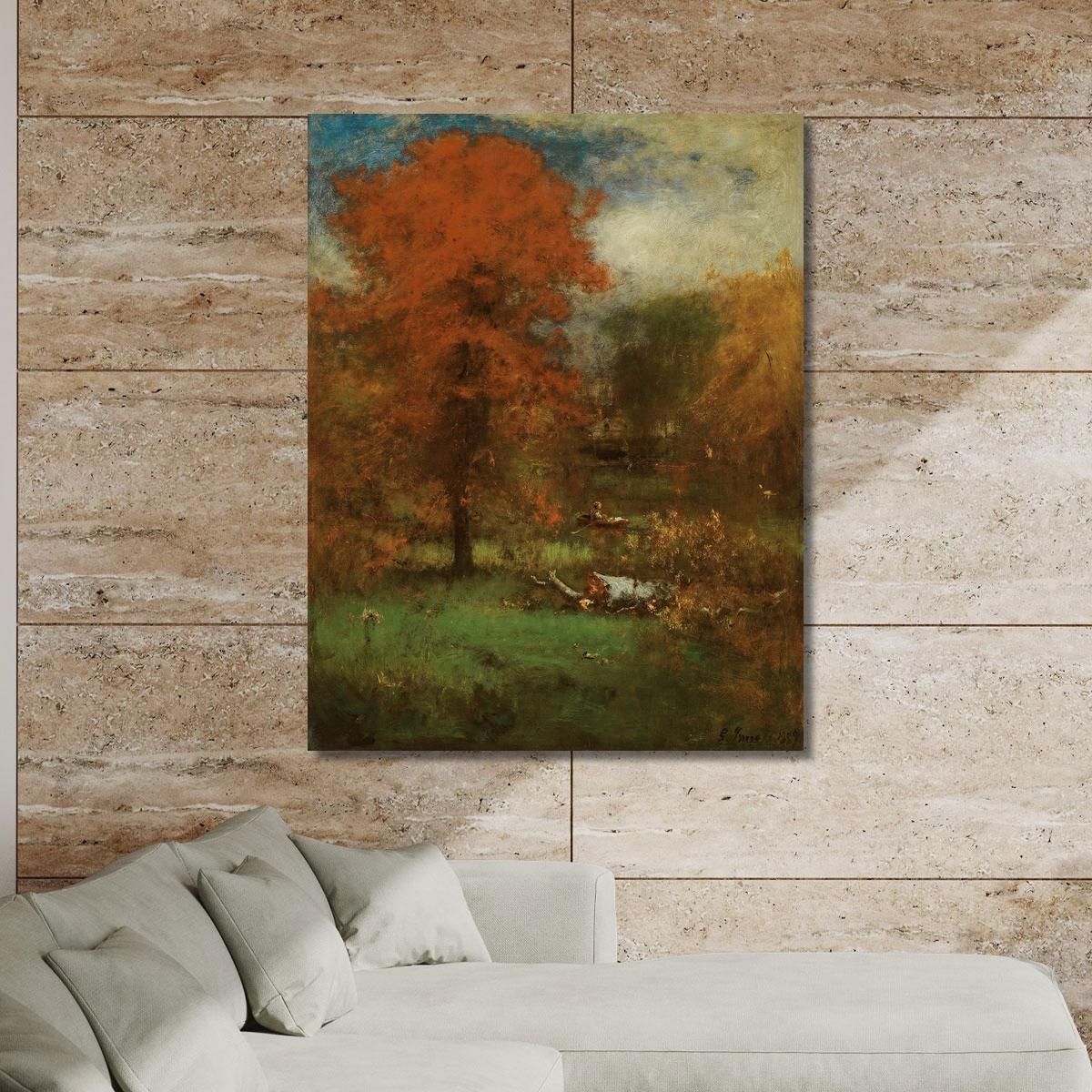 The Mill Pond George Inness gin96 canvas print 