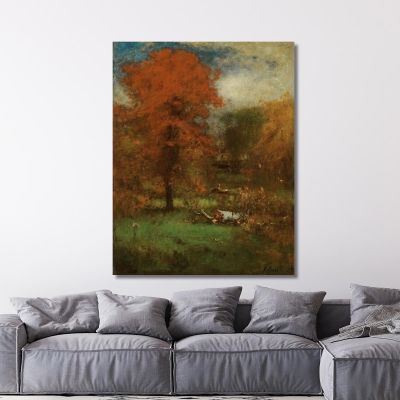 The Mill Pond George Inness gin96 canvas print 