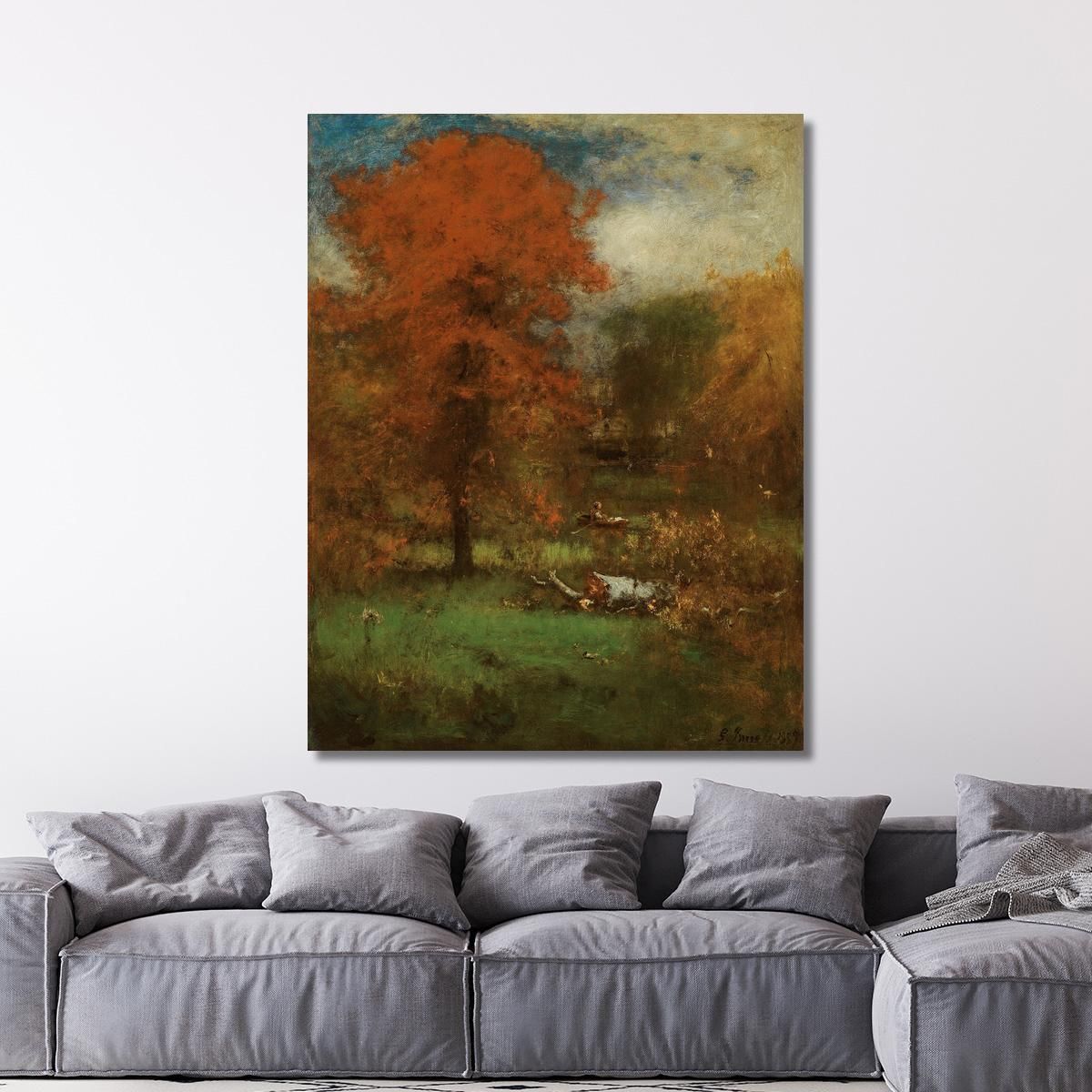 The Mill Pond George Inness gin96 canvas print 
