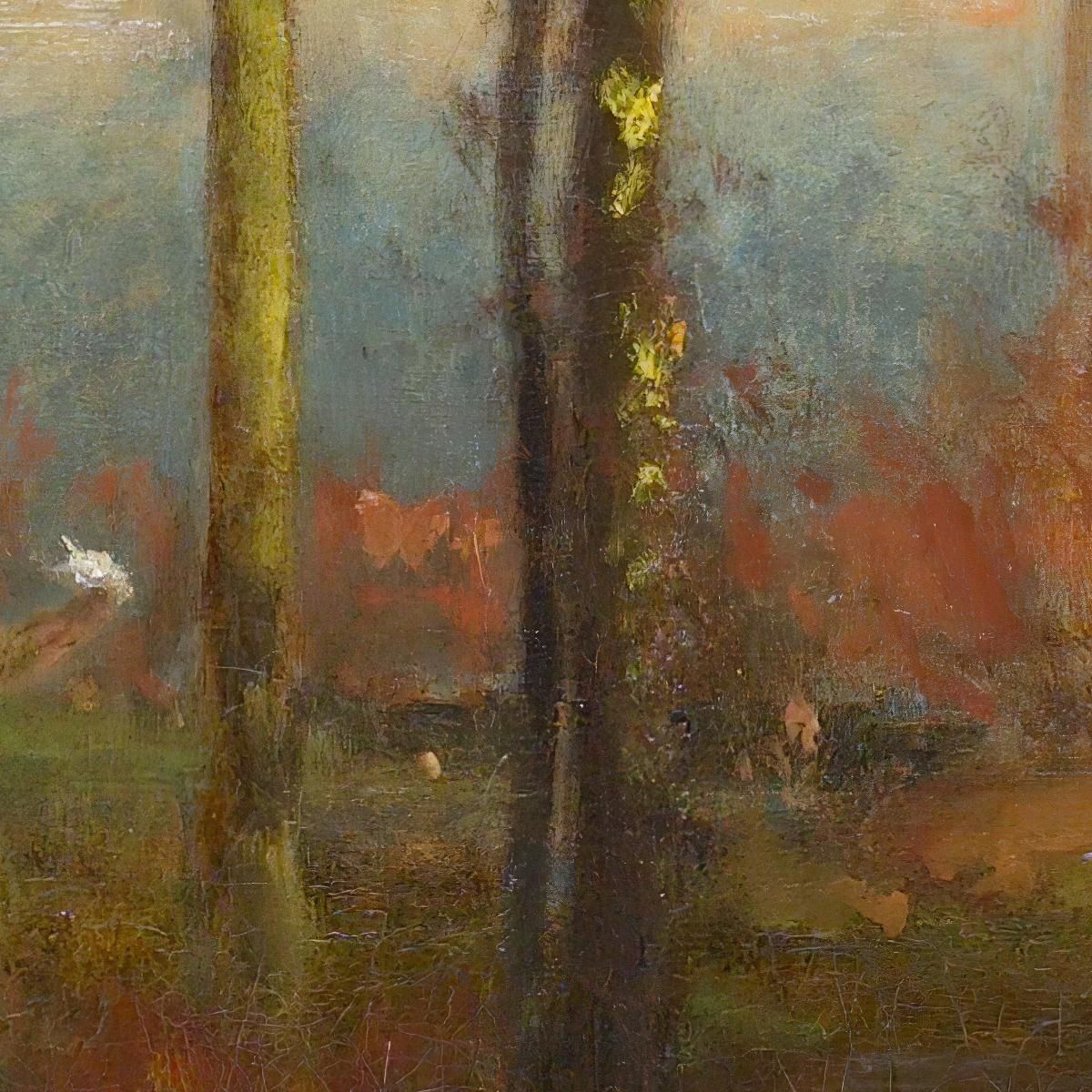 The Mill Stream Montclair New Jersey George Inness gin97 canvas print