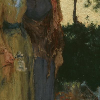 The Sisters George Inness gin100 canvas print