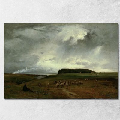 The Storm George Inness gin101 canvas print 