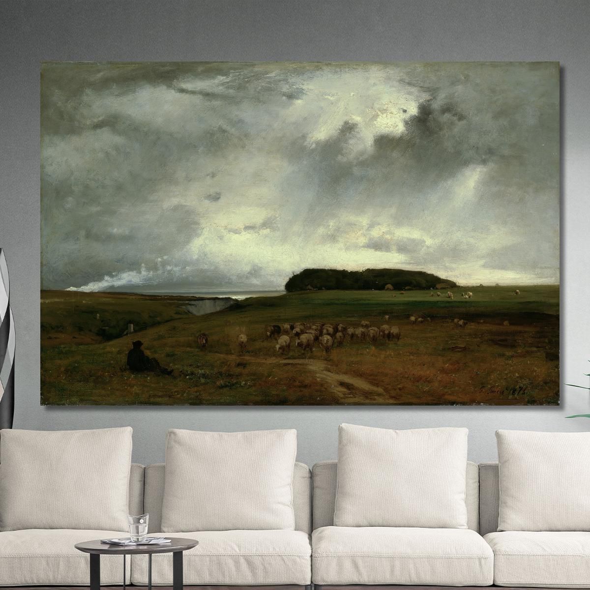 The Storm George Inness gin101 canvas print 