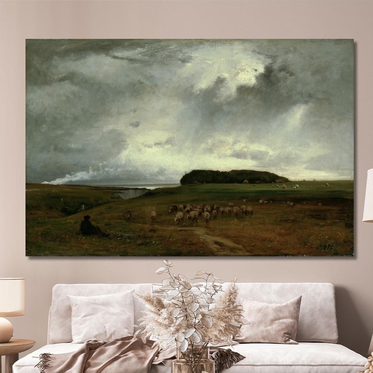 The Storm George Inness gin101 canvas print 