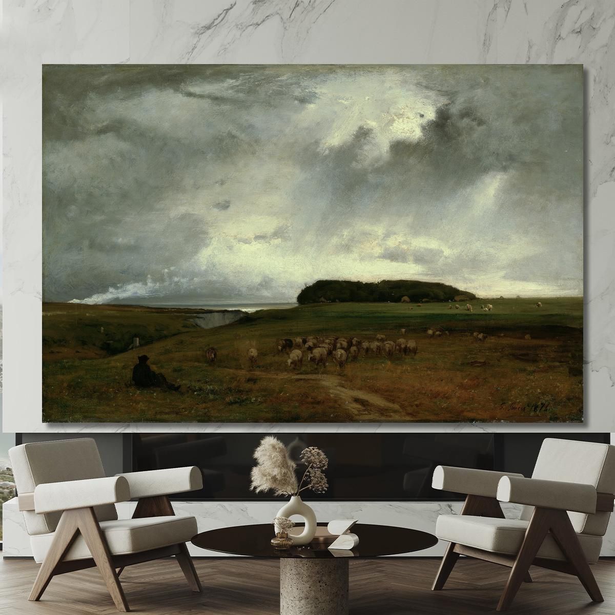 The Storm George Inness gin101 canvas print 