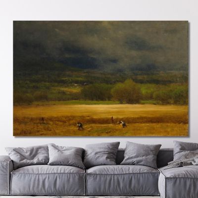 The Wheat Field George Inness gin103 canvas print 