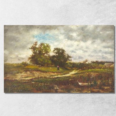 Upland Pasture George Inness gin107 canvas print 