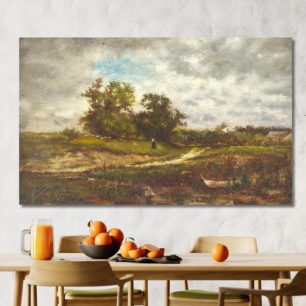 Upland Pasture George Inness gin107 canvas print 