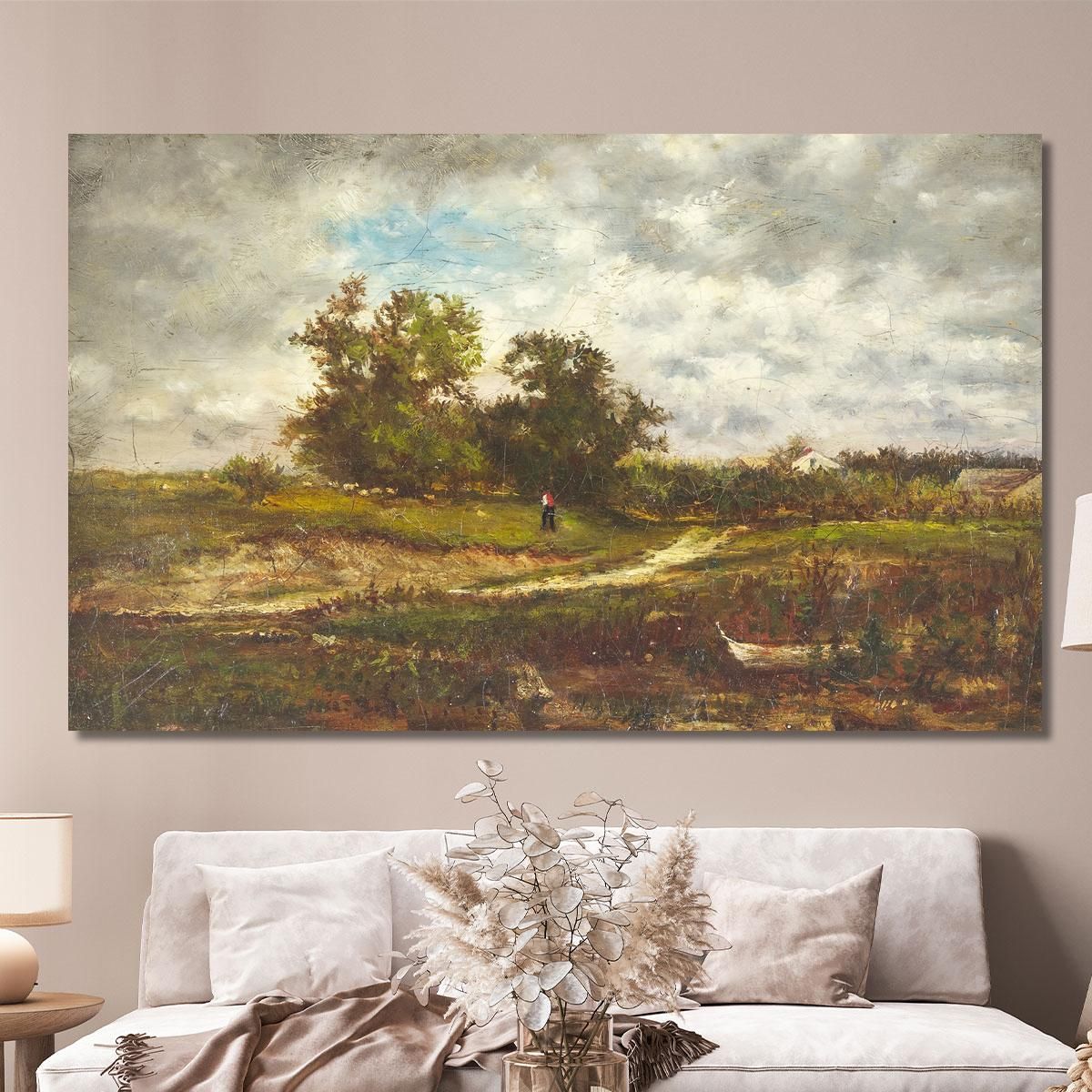 Upland Pasture George Inness gin107 canvas print 