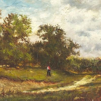 Upland Pasture George Inness gin107 canvas print