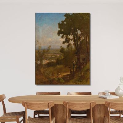Valley Near Perugia George Inness gin108 canvas print 