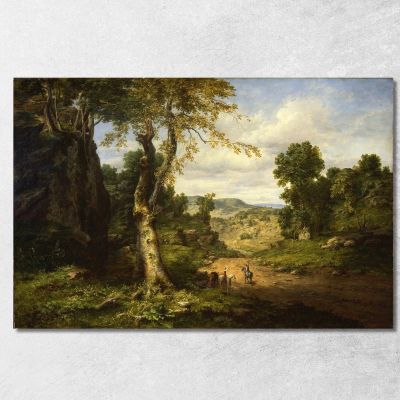View In Berkshire County Massachusetts Clearing Off After A September Storm George Inness gin109 canvas print 