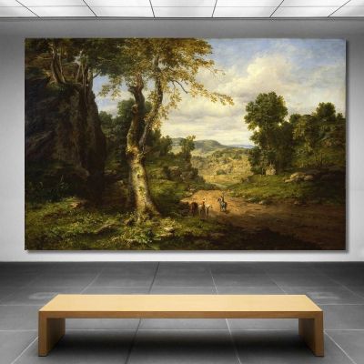 View In Berkshire County Massachusetts Clearing Off After A September Storm George Inness gin109 canvas print 