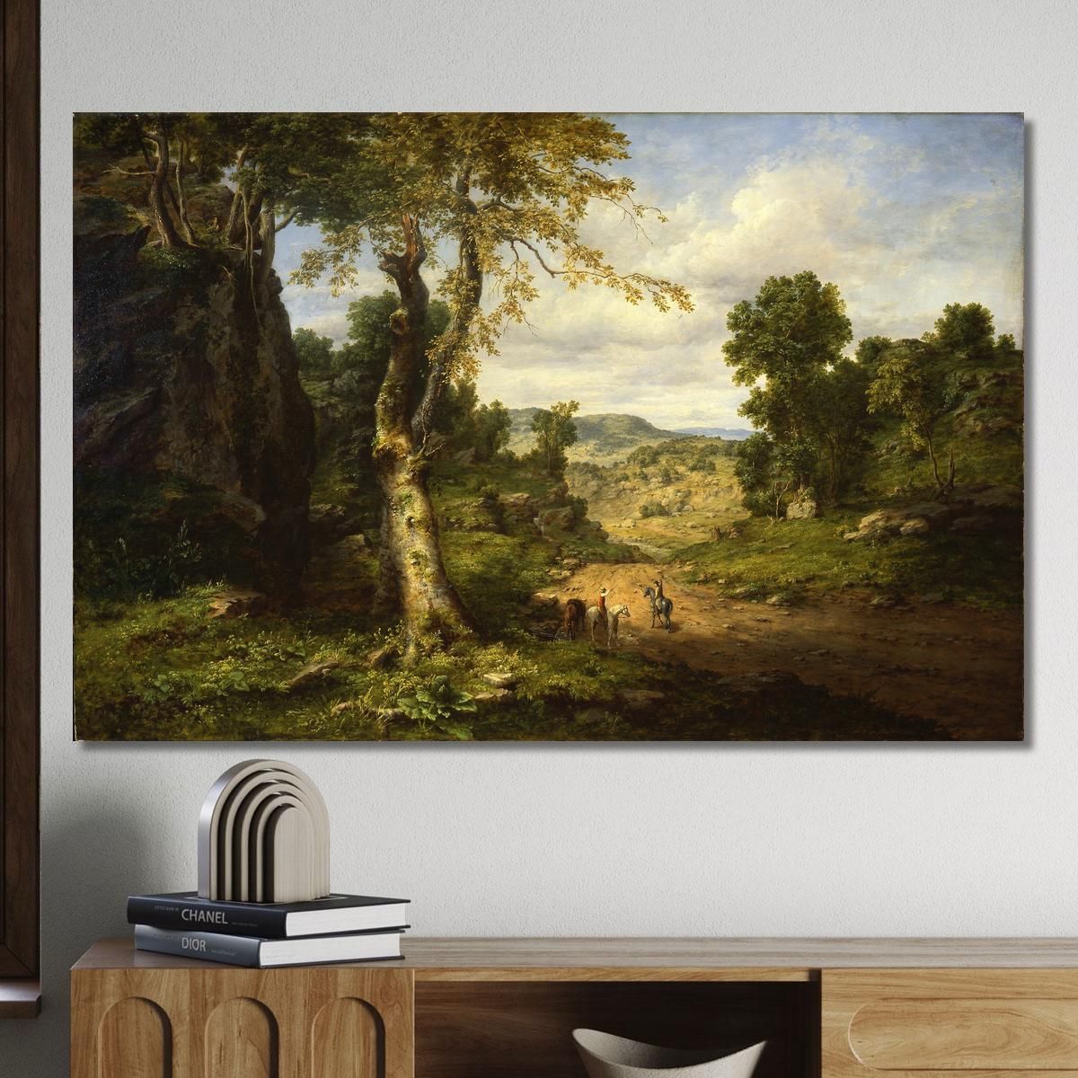 View In Berkshire County Massachusetts Clearing Off After A September Storm George Inness gin109 canvas print 